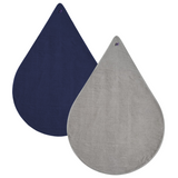 playdrop sex mat  and squirt pad in navy and gray