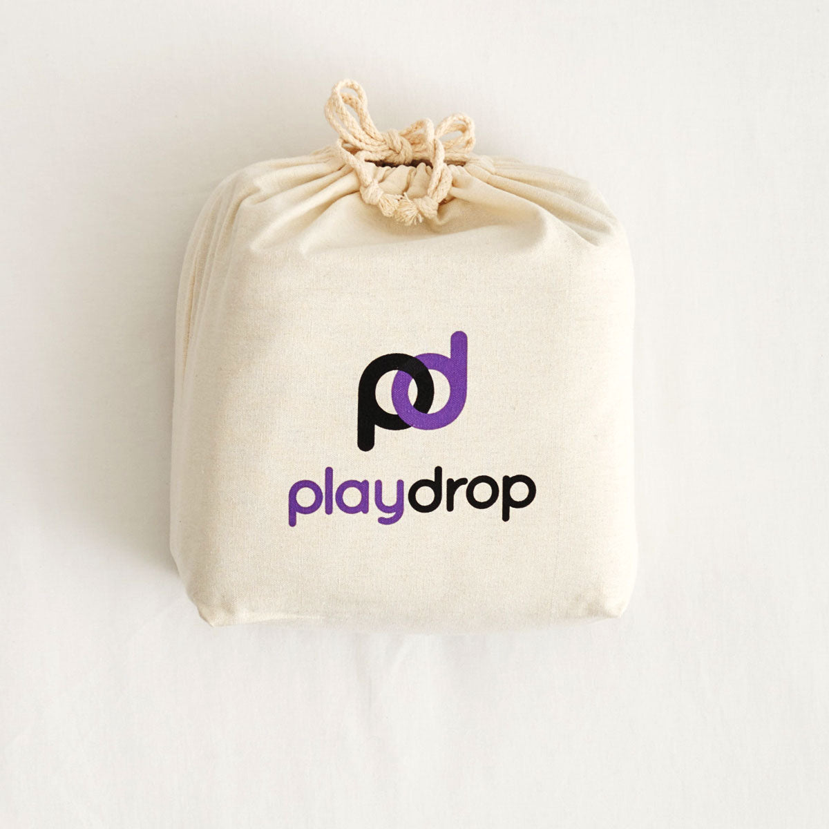 playdrop sex mat inside carrying pouch with logo